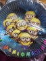 Minions Миньоните 10 бр парти чинии чинийки, снимка 2