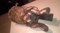Африканска тарамбука с кожа-33х17см-внос швеицария, снимка 12