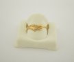 нов златен пръстен 42952-6, снимка 3