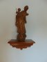 Голяма религиозна дървена статуя, снимка 1 - Колекции - 23915265