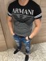 Мъжка тениска Armani код 132, снимка 1 - Тениски - 24628192