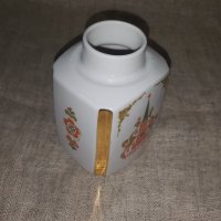 Старинна порцеланова вазичка, снимка 5 - Антикварни и старинни предмети - 24640602