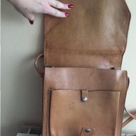 Винтидж чанта естествена кожа, снимка 3 - Чанти - 12483514