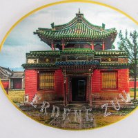  Голям автентичен магнит от Монголия-пагода, снимка 1 - Други ценни предмети - 23347984