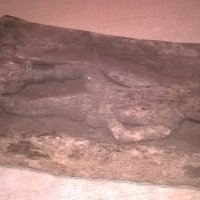 антика-стара дърворезба-old-43х39х5см-внос швеицария, снимка 1 - Антикварни и старинни предмети - 26170336