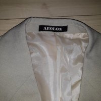 Мъжки светлосив костюм сако и панталон марка Аполон, снимка 4 - Костюми - 23702654