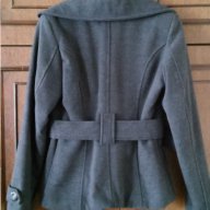 Палтенце в сив цвят със сваляща се яка.Made in ITALY, снимка 3 - Палта, манта - 17046052