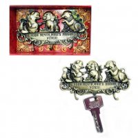 729 Закачалка за ключове с надпис Нови мечти, много любов, успех!, снимка 3 - Декорация за дома - 24161885