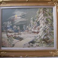 гоблен Зима,картина,пано, снимка 1 - Гоблени - 17020859