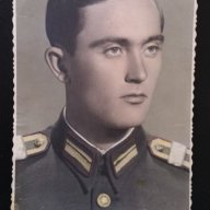 Стара антикварна снимка, кабинетна фотография на подполковник от българската армия, дебел картон, ун, снимка 3 - Антикварни и старинни предмети - 13075579