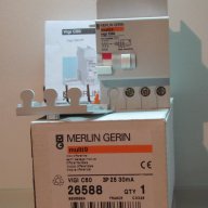 Дефектнотоковa защитa Merlin Gerin Vigi C60 3p 25a 30ma, снимка 3 - Друга електроника - 10672387