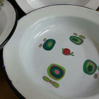 емайлирани чинии , снимка 7 - Антикварни и старинни предмети - 25058415