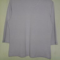 Лилава еластична блуза / голям размер, снимка 10 - Тениски - 14003066