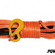 Синтетично въже за лебедки "PowerLine" 28M/8мм,9мм,10мм/ с кука - НОВИ, снимка 11 - Аксесоари и консумативи - 15388849