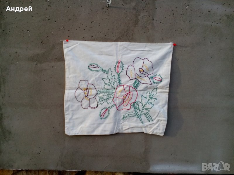 Бродирана калъфка за възглавница #2, снимка 1