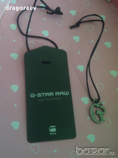 G Star-нов метален бадж - висулка  , снимка 1