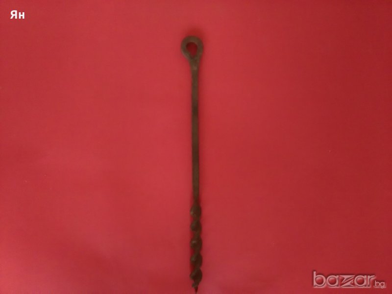 Колекционерски Стар Кован Миткап Дрелка Бургия Свредло-18мм, снимка 1