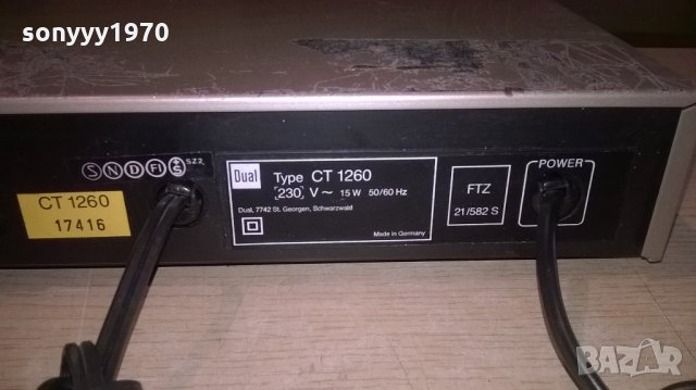 dual cv1260 stereo tuner-made in germany-внос швеицария, снимка 16 - Ресийвъри, усилватели, смесителни пултове - 21946126