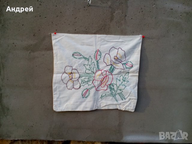 Бродирана калъфка за възглавница #2