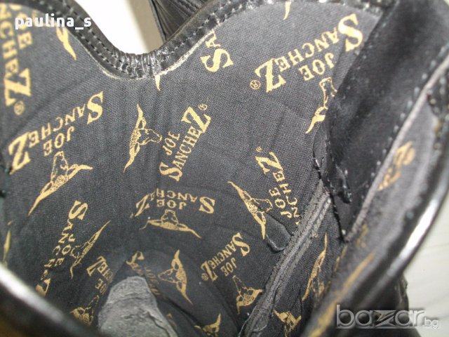 Vintage / Винтидж / Уникални боти от бизонски бокс "Joe Sanchez" genuine leather / естествена кожа , снимка 9 - Дамски боти - 14614539