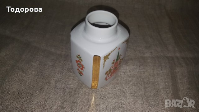 Старинна порцеланова вазичка, снимка 5 - Антикварни и старинни предмети - 24640602