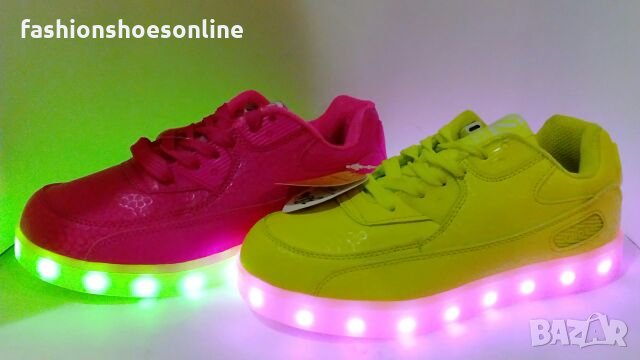 Детски светещи маратонки CLIBE- С USB ЗАРЯДНО ., снимка 3 - Детски маратонки - 22651292