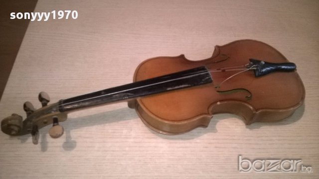Цигулка за ремонт-реставрация-52х18х7см, снимка 11 - Струнни инструменти - 18059991