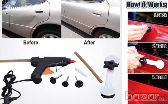 Pops-a-dent - система за изправяне на вдлъбнатините по купето на автомобила, снимка 8 - Аксесоари и консумативи - 20587547