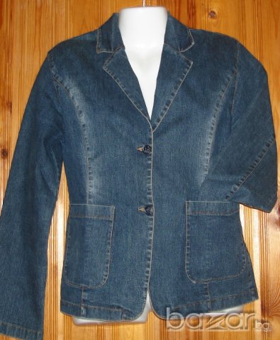 Елегантно дънково сако ,М , снимка 3 - Сака - 18362230