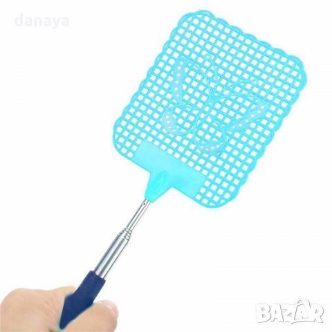 432 Палка за мухи с телескопична дръжка сгъваема мухобойка, снимка 9 - Други - 22113020