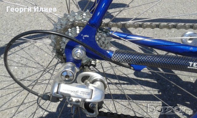 шосеен велосипед Росин - синьо,жълто и червено, снимка 2 - Велосипеди - 16423449