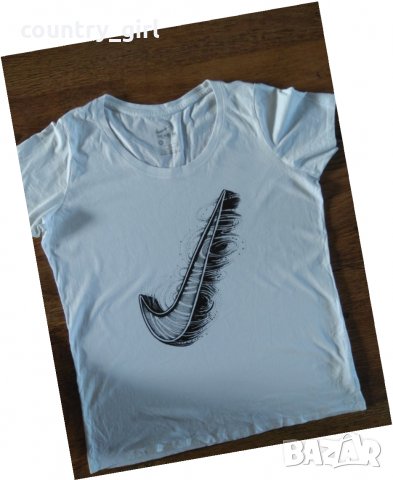 Nike - страхотна дамска тениска 100% оригинал отлично състояние , снимка 3 - Тениски - 25424470