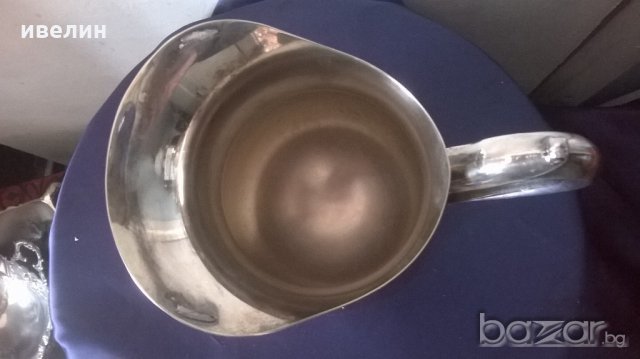 посребрена викторианска кана, снимка 4 - Антикварни и старинни предмети - 20283951