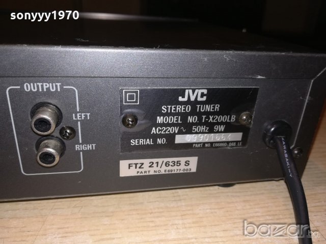 jvc t-x200lb stereo tuner-внос швеицария, снимка 13 - Ресийвъри, усилватели, смесителни пултове - 20781886