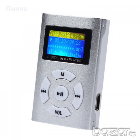 USB MP3 Player плеър с дигитален LCD екран за музика 32GB Micro SD TF Card, снимка 8 - MP3 и MP4 плеъри - 20101381
