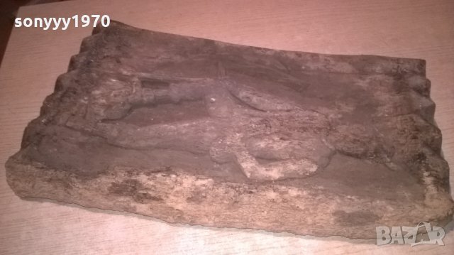 антика-стара дърворезба-old-43х39х5см-внос швеицария