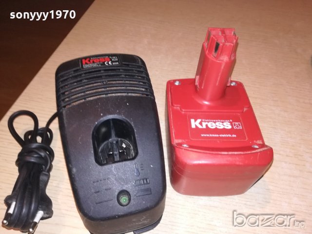 kress 14-18v charger+battery-внос швеицария, снимка 9 - Други инструменти - 20507917