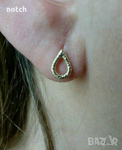 Златни обеци, снимка 3 - Обеци - 21819295