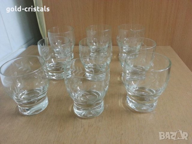  Стари чаши гравирани, снимка 2 - Антикварни и старинни предмети - 24398210