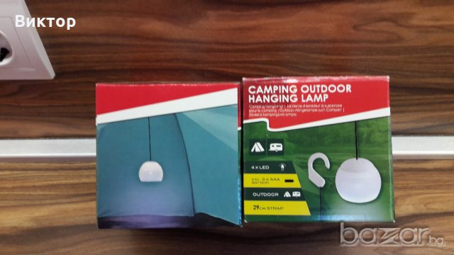 Къмпинг LED лампа с въже за закачане, снимка 5 - Къмпинг осветление - 21221595