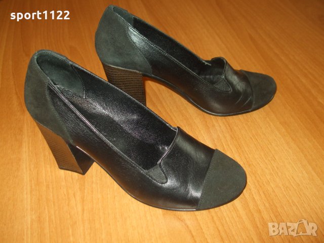 N37,5 Мегияс естествена кожа дамски обувки, снимка 8 - Дамски обувки на ток - 25093593