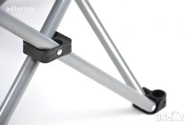 Рибарски стол, сгъваем стол, пикник стол, къмпинг стол, тъмно синьо - 160 кг - екстра стабилен, снимка 4 - Къмпинг мебели - 25046769