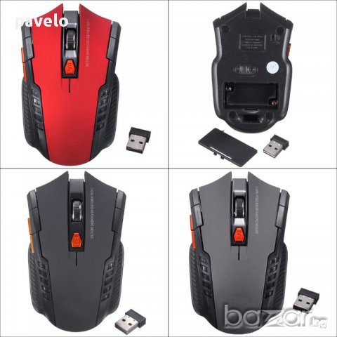 безжична мишка 2,4Ghz, снимка 3 - Клавиатури и мишки - 16920353