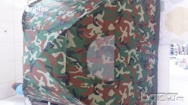 Нова четириместна камофлажна палатка с комарник , снимка 3 - Палатки - 18593645