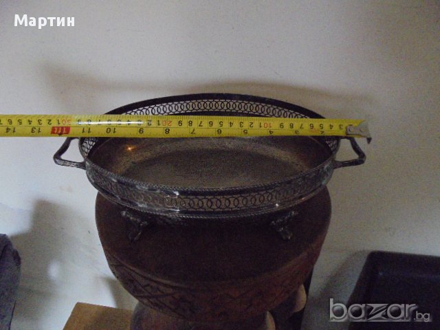 1926г. - Стар посребрен съд !(901012), снимка 4 - Други стоки за дома - 15841197