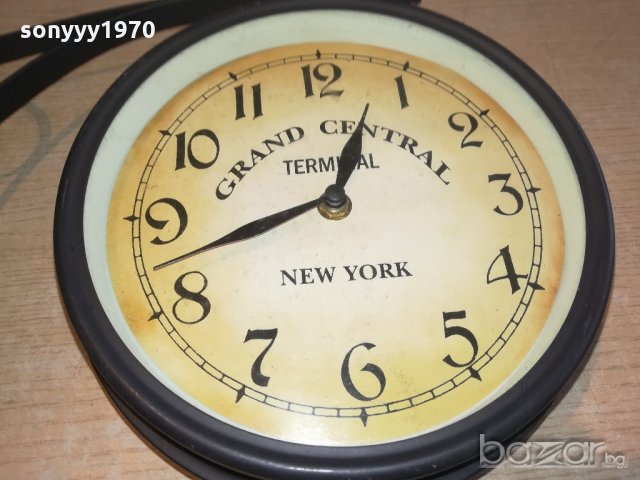 grand central terminal-new york-двоен часовник-внос швеицария, снимка 10 - Колекции - 21178624
