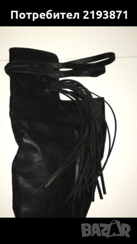 Чизми ботуши над коляното JustFab номер 37, снимка 16 - Дамски ботуши - 24324771