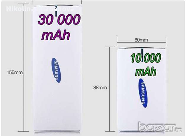 Power Bank Samsung 10400mAh/30000 mah, преносима акумулаторна батерия, снимка 3 - Външни батерии - 15913066