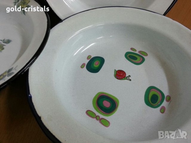 емайлирани чинии , снимка 7 - Антикварни и старинни предмети - 25058415