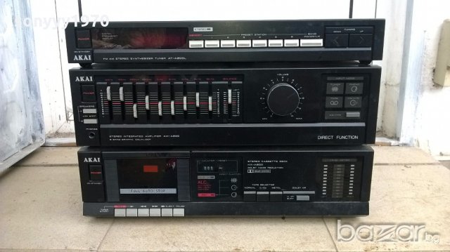 akai-tuner+deck-made in japan-за ремонт-внос швеицария, снимка 2 - Ресийвъри, усилватели, смесителни пултове - 19957505